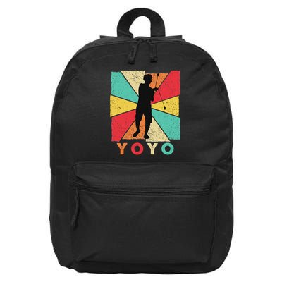 Retro Yoyo Lover Yoyo Toy Game Pastime Gift Yoyo 16 in Basic Backpack