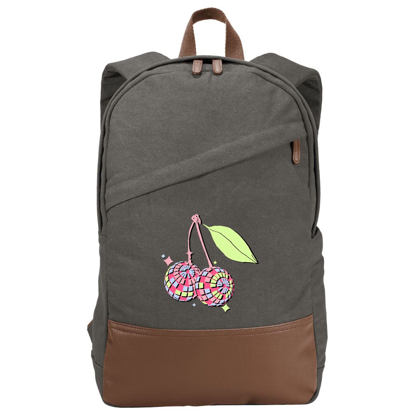 Romanticize Your Life Beach Aesthetic Cotton Canvas Backpack