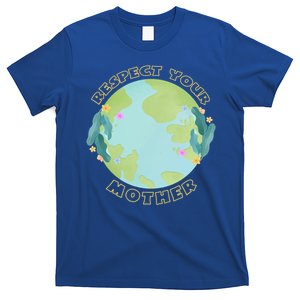 Respect Your Mother Earth Yellow Gift T-Shirt