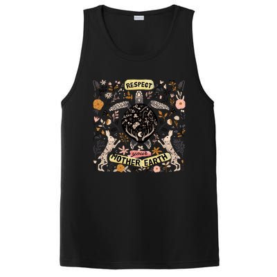 Respect Your Mother Earth Care For The Planet Earth Day Cool Gift PosiCharge Competitor Tank