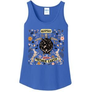 Respect Your Mother Earth Care For The Planet Earth Day Cool Gift Ladies Essential Tank