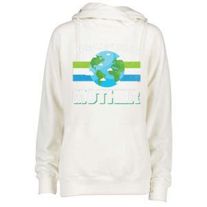 Respect Your Mother Earth Save Our Climate Change Earth Day Great Gift Womens Funnel Neck Pullover Hood