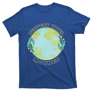 Respect Your Mother Earth Yellow Cool Gift T-Shirt