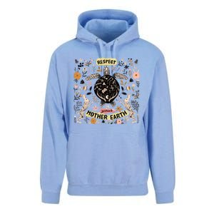 Respect Your Mother Earth Care For The Planet Earth Day Gift Unisex Surf Hoodie