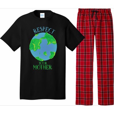 Respect Your Mother Earth Day Artistic Earth Pajama Set