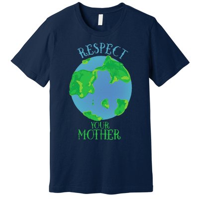 Respect Your Mother Earth Day Artistic Earth Premium T-Shirt