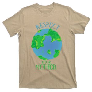 Respect Your Mother Earth Day Artistic Earth T-Shirt