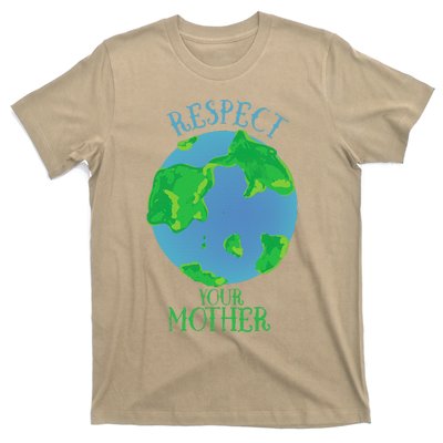 Respect Your Mother Earth Day Artistic Earth T-Shirt