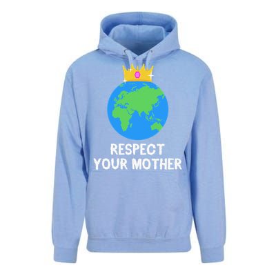 RESPECT YOUR MOTHER Earth Day Every Day Gifts 2 Unisex Surf Hoodie