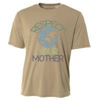 Respect Your Mother Earth Day Cooling Performance Crew T-Shirt