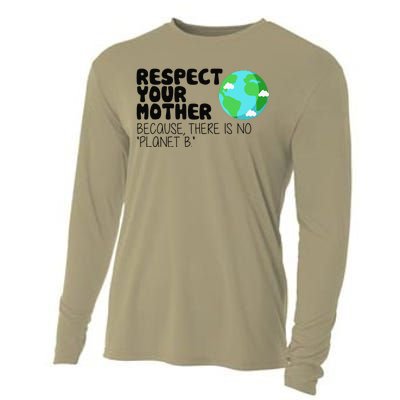 Respect Your Mother, Earth Day Cooling Performance Long Sleeve Crew