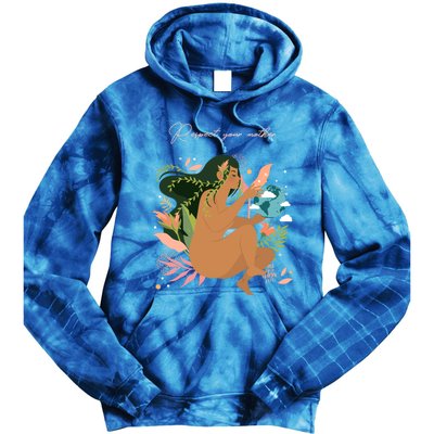 Respect Your Mother Cute Gift Earth Day Gift Gift Tie Dye Hoodie