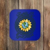 Respect Your Mother Earth Day Dala Gift Coaster