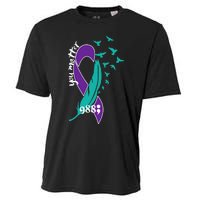 Rainbow You Matter 988 Suicide Prevention Awareness Ribbon Cooling Performance Crew T-Shirt