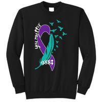 Rainbow You Matter 988 Suicide Prevention Awareness Ribbon Sweatshirt