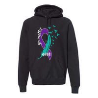 Rainbow You Matter 988 Suicide Prevention Awareness Ribbon Premium Hoodie