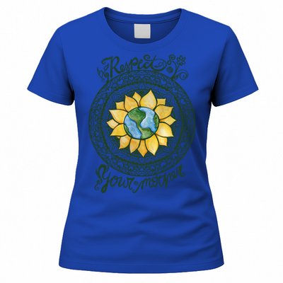 Respect Your Mother Earth Day Dala Gift Women's T-Shirt