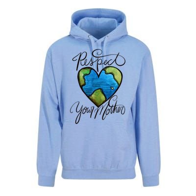 Respect Your Mother Earth Day Cool Gift Unisex Surf Hoodie