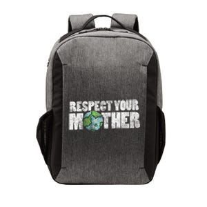 Respect Your Mother Earth Gift Vector Backpack