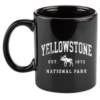 Retro Yellowstone National Park Est 1872 Hiking 11oz C Handle Ceramic Mug