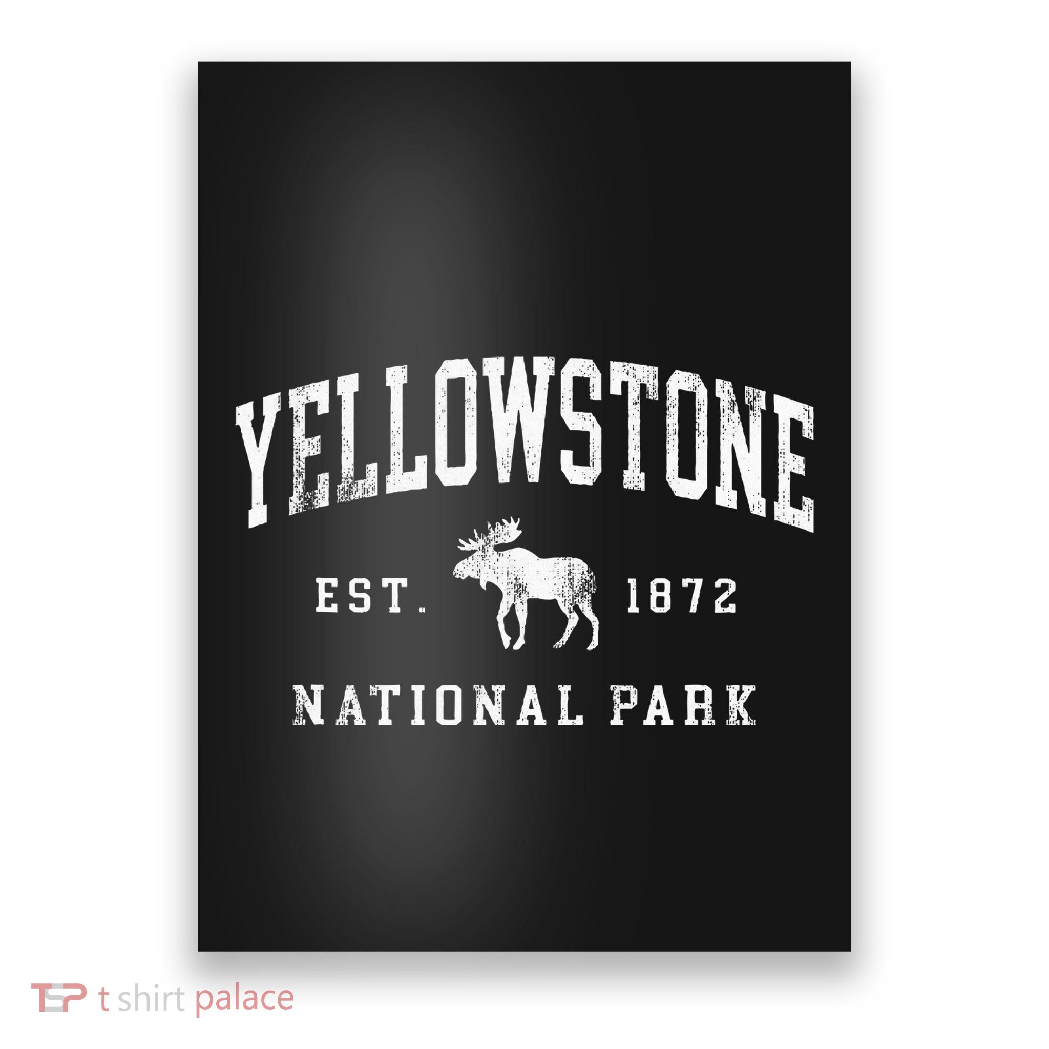 Retro Yellowstone National Park Est 1872 Hiking Poster