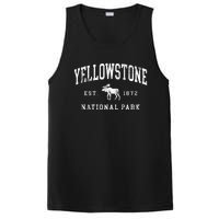 Retro Yellowstone National Park Est 1872 Hiking PosiCharge Competitor Tank