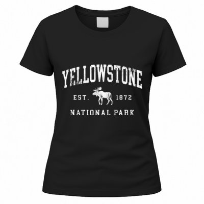 Retro Yellowstone National Park Est 1872 Hiking Women's T-Shirt