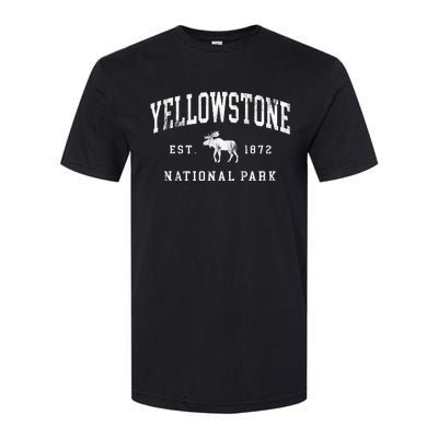 Retro Yellowstone National Park Est 1872 Hiking Softstyle® CVC T-Shirt