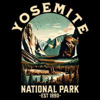 Retro Yosemite National Park Usa Vintage Hiking Womens Tank Top
