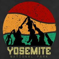 Retro Yosemite National Park Cool Comfort Performance Bucket Hat