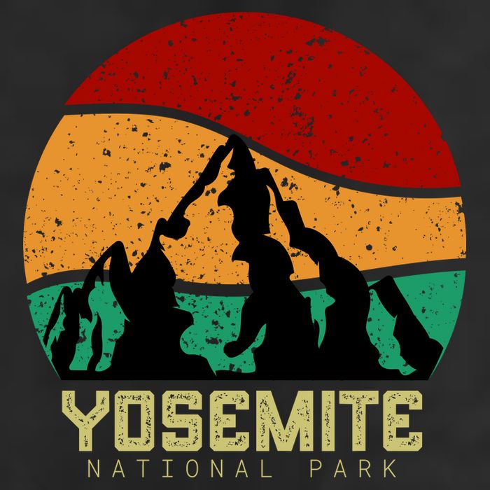 Retro Yosemite National Park Cool Comfort Performance Bucket Hat