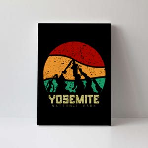 Retro Yosemite National Park Canvas