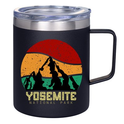 Retro Yosemite National Park 12oz Stainless Steel Coffee Mug