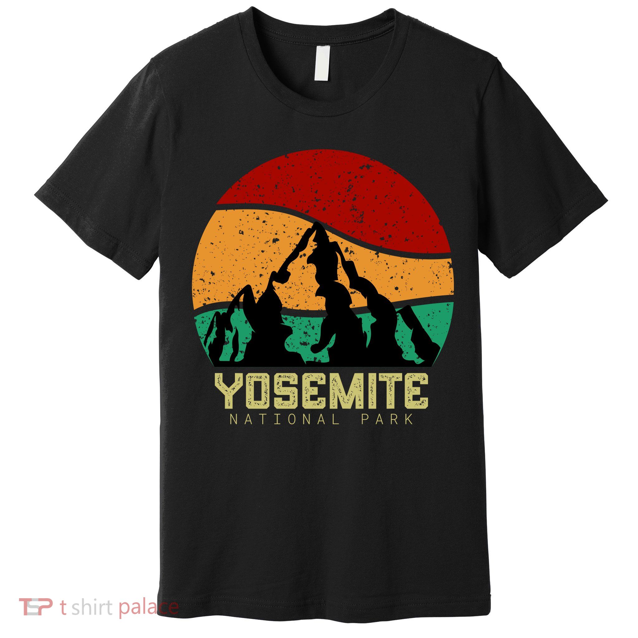Retro Yosemite National Park Premium T-Shirt
