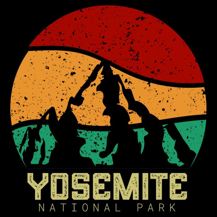 Retro Yosemite National Park Premium T-Shirt