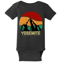 Retro Yosemite National Park Baby Bodysuit