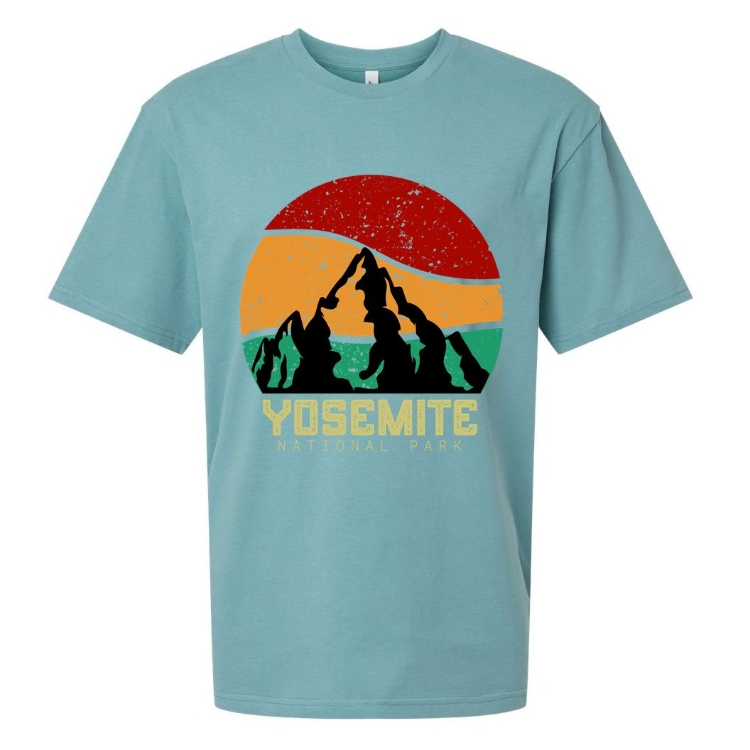Retro Yosemite National Park Sueded Cloud Jersey T-Shirt