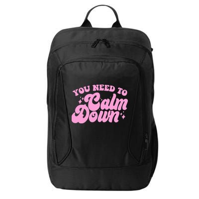 Retro You Need To Calm Down City Backpack