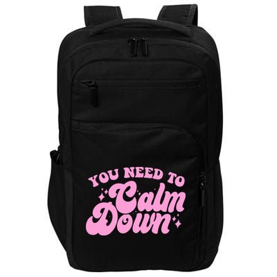 Retro You Need To Calm Down Impact Tech Backpack