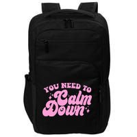 Retro You Need To Calm Down Impact Tech Backpack