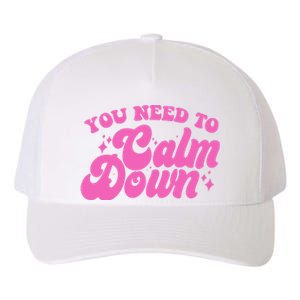 Retro You Need To Calm Down Yupoong Adult 5-Panel Trucker Hat