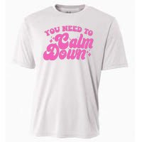 Retro You Need To Calm Down Cooling Performance Crew T-Shirt