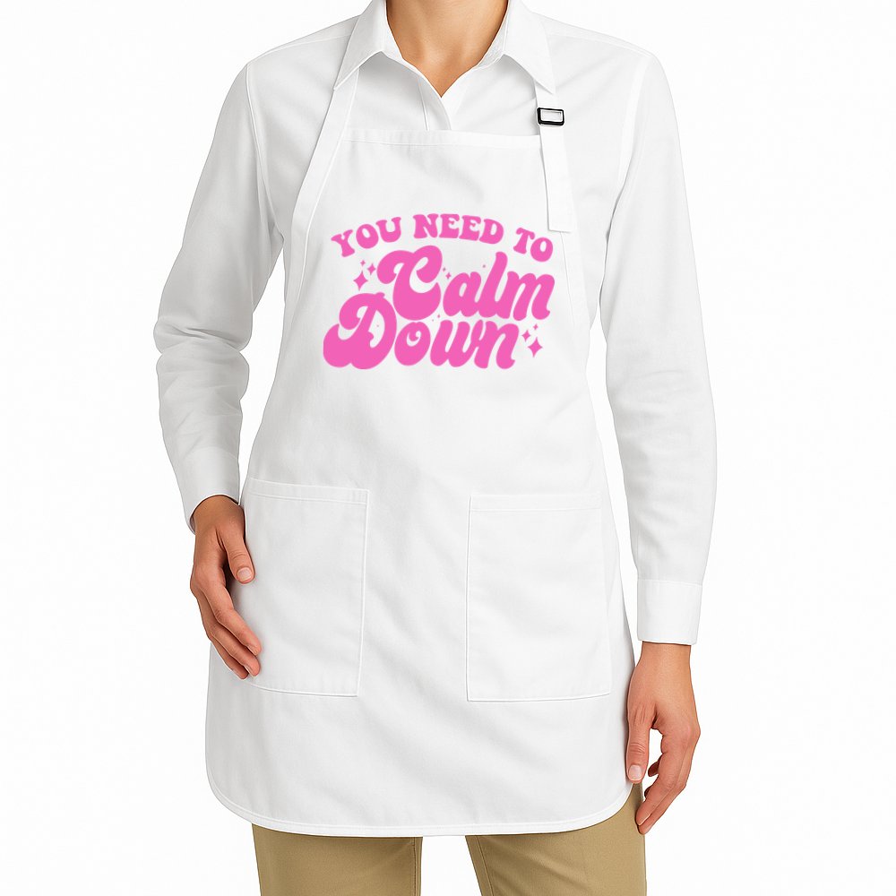 Retro You Need To Calm Down Apron