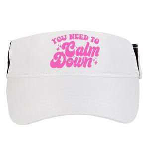 Retro You Need To Calm Down Adult Drive Performance Visor