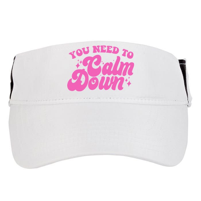 Retro You Need To Calm Down Adult Drive Performance Visor