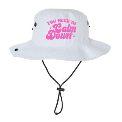 Retro You Need To Calm Down Bucket Hat
