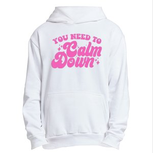 Retro You Need To Calm Down Urban Pullover Hoodie