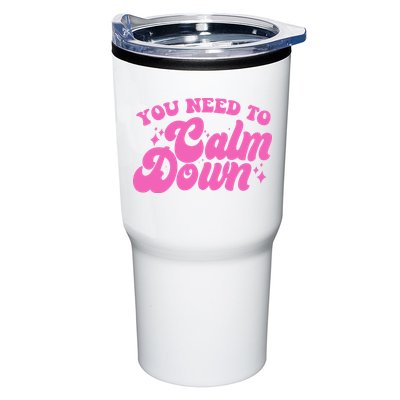 Retro You Need To Calm Down Tumbler