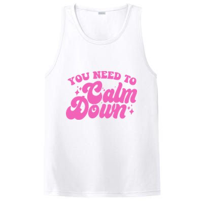 Retro You Need To Calm Down PosiCharge Competitor Tank
