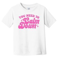 Retro You Need To Calm Down Toddler T-Shirt